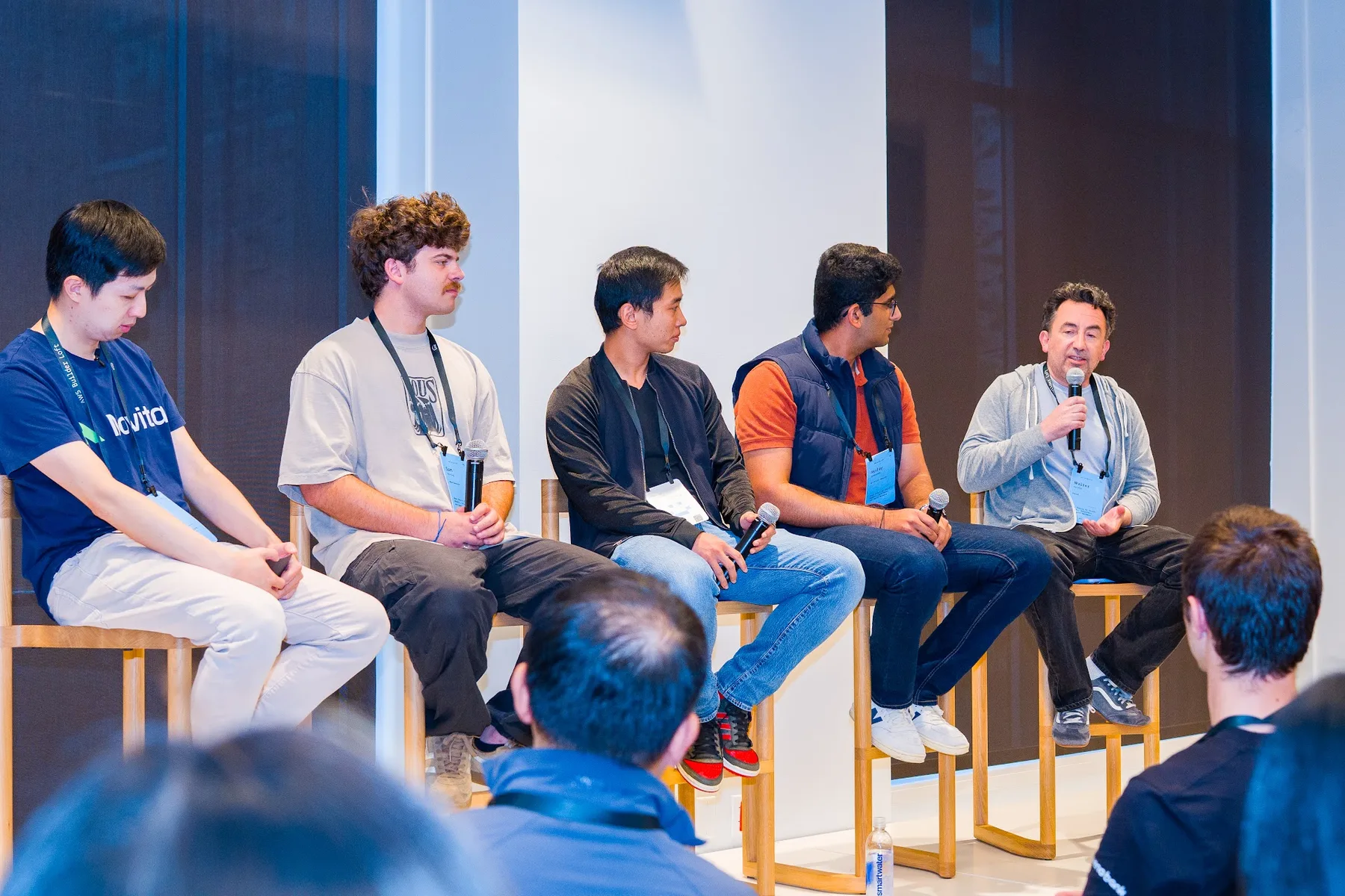 A speaker addresses the audience during the SF Tech Week Panel.